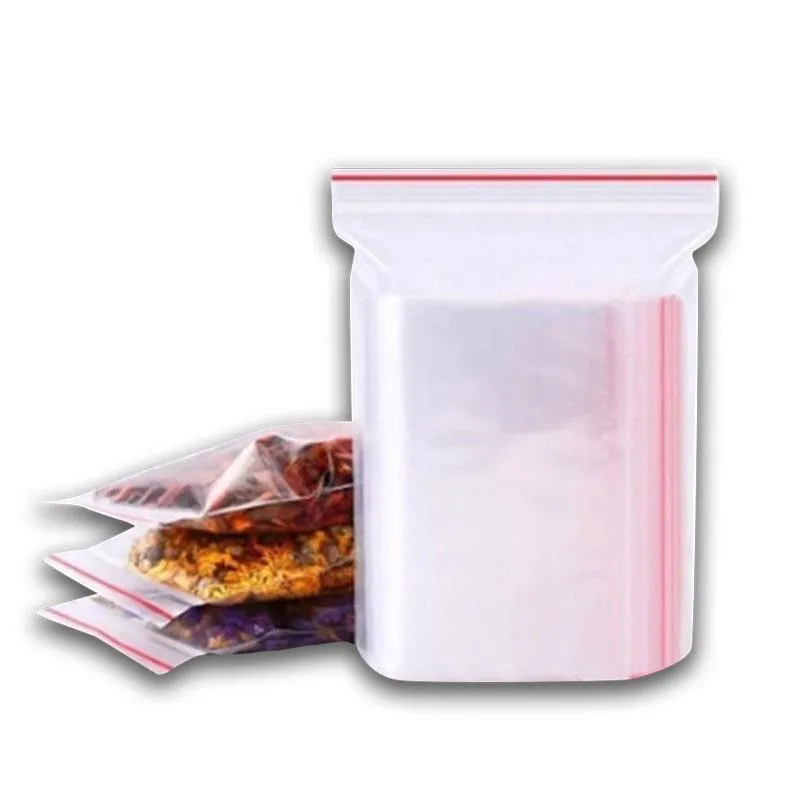 Zip Lock Bags Resealable 9x13cm 40mic 100pack